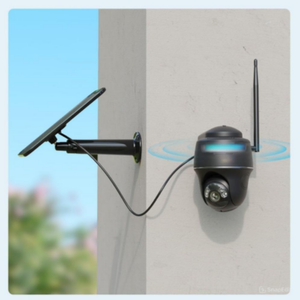 5MP an ninh Hệ thống camera không dây ngoài trời, Pan Tilt pin năng lượng mặt trời cam với 2.4/5GHz dual-band Wifi, thông minh phát hiện thời gian trôi đi - Product Image 6