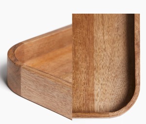Plateau en bois de manguier multifonction classique - Facile à nettoyer - Product Image 6