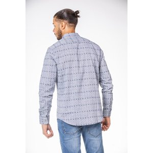 Camicia da uomo quadrata grigia per Polo - Product Image 2