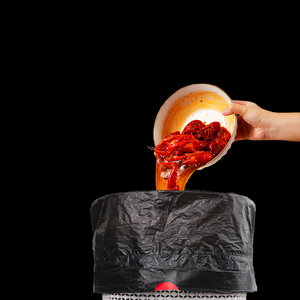 कस्टम थोक hdpe/ldpo po प्लास्टिक ड्रॉस्ट्रिंग रद्दी थैले बैग का उपयोग घरेलू उपयोग के लिए ग्रेजर प्रिंटिंग - Product Image 4