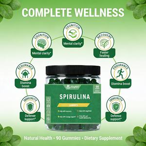 Complément alimentaire en gommes de spiruline et de chlorelle OEM, gommes de spiruline pour renforcer l'immunité, gommes de spiruline - Product Image 6