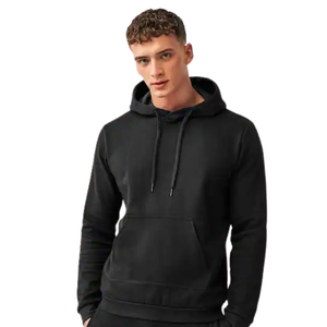 NEW Custom <b>Plain</b> <b>Black</b> <b>Hoodie</b> For Men And Women Winter Fleece Pullover Hooded Sweatshirt Casual Streetwear Warm Soft Fabric - Product Image 2