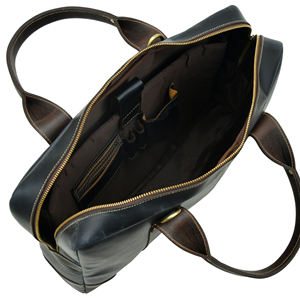 Sacoche élégante en cuir véritable pour ordinateur portable de qualité supérieure avec un design élégant de l'exportateur indien - Product Image 5