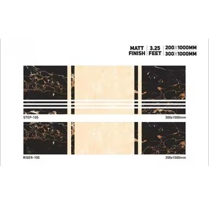Vistaar บันไดพื้นผิวด้านกันลื่นเต็มตัวกันลื่นกระเบื้อง1000x300มม. กระเบื้องพอร์ซเลนสำหรับดอกยางบันไดและกระเบื้อง1000x200มม. - Product Image 3