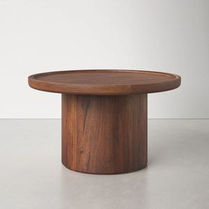 โต๊ะกาแฟไม้โบราณที่ได้รับแรงบันดาลใจจากมรดก พร้อมขาไม้แข็งแรงเพื่อความมั่นคงของเฟอร์นิเจอร์ห้องนั่งเล่น - Product Image 2