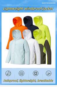 Chaqueta ligera a prueba de viento para hombre 2025 con cierre de cremallera otoño al aire libre suelta con capucha Stormtrooper Blouson características suaves - Product Image 6