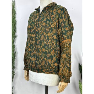 Cozy Yak Wool Blend Bomber <b>Bolero</b> <b>Jacket</b> Warm Soft Winter Fashion Casual Party Wear Boho Chic Paisley Floral Women's <b>Jacket</b> - Product Image 6