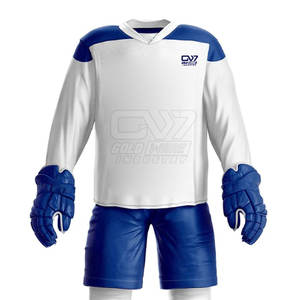 Uniforme de hockey sobre hielo hecho a medida al por mayor, diseño de servicio OEM para adultos, uniforme de Jersey de hockey sobre hielo en blanco liso - Product Image 5