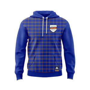 Directo de fábrica Transpirable 100% Sudadera con capucha de algodón Impreso digital Cuello con capucha Patrón sólido Frente Ropa de invierno Servicio OEM disponible - Product Image 1