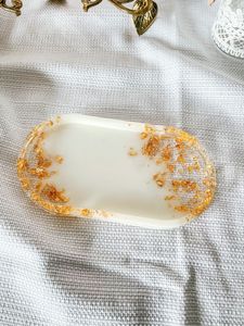 Bandeja de servicio de epoxi de resina hecha a mano, artículos esenciales de cocina únicos para el hogar, restaurante, Hotel, servicio decorativo Tra - Product Image 2
