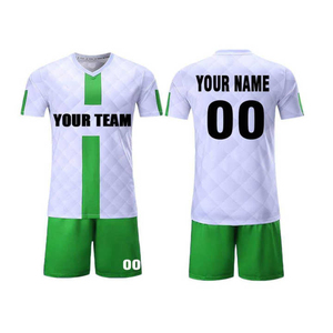 High Quality Custom Polyester Soccer Uniforms Specific for Own Team's Wear Wholesale Option in Pakistan - Product Image 1