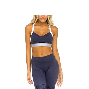 Ensemble de yoga pour femme, style personnalisé OEM, coupe extensible, vêtements de sport, 100% polyester, taille haute, imprimé, pour l'entraînement et la salle de sport - Product Image 2