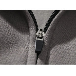 เสื้อฮู้ดดี้ผู้ชายคุณภาพสูง 550 GSM ทรงโอเวอร์ไซส์ ซิปเต็มตัว ไหล่ตก ผ้าฟลีซหนาน้ำหนักมาก พิมพ์ลาย ผ้าฝ้าย 100% สำหรับฤดูหนาว - Product Image 4