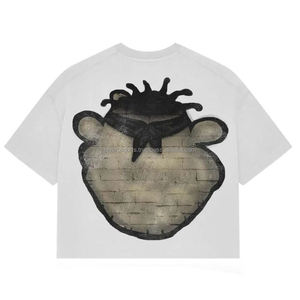 เสื้อยืดโอเวอร์ไซส์ทรงบ็อกซี่ผ้าฝ้ายสำหรับผู้ชาย สไตล์สตรีทแวร์ฤดูร้อน พิมพ์ลายดิจิทัล 100% ผ้าฝ้าย ระบายอากาศ แห้งเร็ว แขนสั้น - Product Image 2