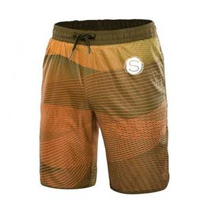 Short de jogging en maille 100% coton pour homme avec motif léopard pour fitness, entraînement athlétique et gymnastique - Product Image 6