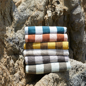 Toalla de Playa Ecológica de Algodón Orgánico de Alta Calidad, Absorbente, Suave para la Piel, Duradera para Nadar, Viajes Familiares - Product Image 5