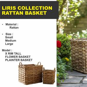 COLLECTION LIRIS PANIER EN ROTIN ARTISANAT - Product Image 6