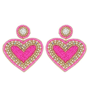 Pendientes de Moda con Cuentas de Semillas y Bordado a Mano con Diseño de Piña para el Mardi Gras, para Mujeres y Niñas - Product Image 4
