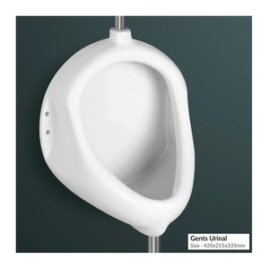 Urinoir mural allongé en céramique, design minimaliste, facile à nettoyer, fabriqué en Inde - Product Image 2