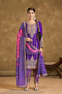 Salwar Kameez Nakshatra Bandhini para Bodas y Fiestas Formales - Product Image 4