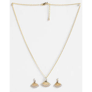 CLARA Juego de Collar y Pendientes Irina de Plata de Ley 925, Colección de Joyería Fina - Product Image 3