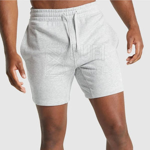Shorts de sport pour hommes, solides, compressifs, respirants, écologiques, extensibles, vêtements de sport pour la salle de sport, l'entraînement, la course à pied, l'exercice - Product Image 1