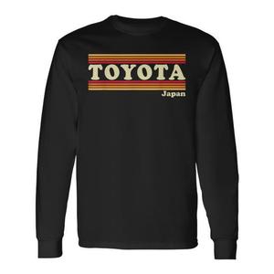 T-shirt promozionale vintage anni '80 per Toyota Japan con grafica retrò a maniche lunghe - Product Image 1