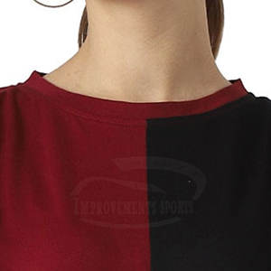 Ropa Bajo MOQ Mujeres Camisetas Contraste Color Mujeres Camisetas Estilo único Mujeres Camisetas - Product Image 5