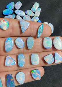 Opale éthiopienne naturelle de qualité AAA, cabochon ovale, pierre précieuse en vrac pour la fabrication de bijoux, vente en gros d'opale éthiopienne naturelle de qualité AAA - Product Image 3