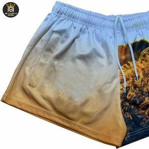 Stylish Custom Design sublimation <b>Shorts</b> With Elastic Waistband Slip Pocket And 100% Polyester Fabric <b>basketball</b> <b>shorts</b> - Product Image 4