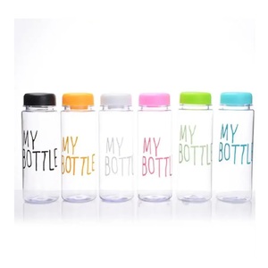 Logotipo personalizado 300ml/500ml para botella de agua de plástico transparente Durable lindo portátil deporte gimnasio viaje botellas para beber hechas en Vietnam - Product Image 1