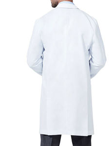 Blouse de médecin, blouse d'infirmière, blouse de travail, blanc, longueur standard, texture lisse, confortable, boutons sécurisés, polyester/coton, hôpital - Product Image 4