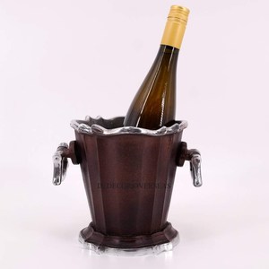 Interior pulido brillante de plata fundida de aluminio de alta calidad y suministro de cubo de vino de lujo Exterior con acabado personalizado - Product Image 1