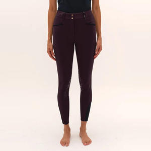 High Quality 4-way stretch Horse Riding Breeches Leggings Jodhpurs Equestrian Pants made on Technical <b>Fabric</b> with Soft Feel - Product Image 6