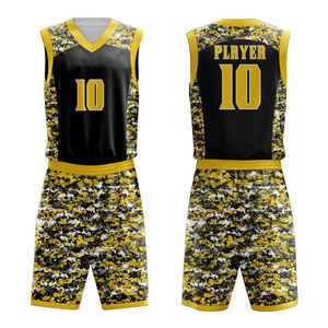 Dernier modèle d'uniforme de basket-ball pour hommes, taille adulte, Service OEM, uniformes de basket-ball personnalisés avec impression par sublimation - Product Image 1