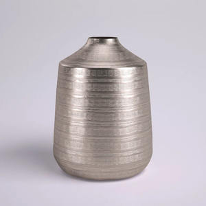 Florero de Metal de alta calidad con forma de cilindro, maceta de Color negro para Decoración de mesa de hogar y oficina, jarrón de Metal - Product Image 4