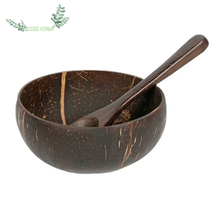 Eco-friendly <b>Coconut</b> <b>Bowl</b> Handmade From Vietnam Handcrafted Custom logo Salad Dessert Vegan Smoothie Natural <b>Coconut</b> <b>Bowl</b> - Product Image 2