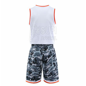 Bonnes ventes, ensembles d'uniformes de basket-ball imprimés grande taille, respirants, séchage rapide, unisexe adulte - Product Image 2