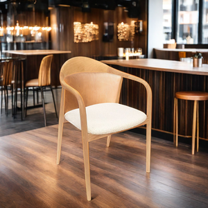 Durable Lightweight Wood Upholstered <b>Stool</b> Versatile Home Accent Piece for Living Room Entry Stylish Seat Furniture - Product Image 3