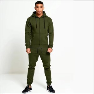 Última tendencia de los hombres transpirables Slim Fit Chándal Gimnasio Fitness Conjuntos con alta moda Sweat Suit - Product Image 2
