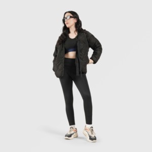 Autumn Quilted Steller Jacket in Black - Product Image 4