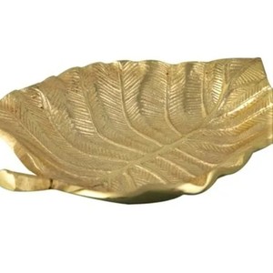 ถาดโลหะใส่ใบไม้แบบโบราณสำหรับเสิร์ฟในบ้านและโรงแรม - Product Image 1