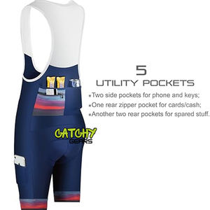 Pantalones Cortos de Ciclismo Acolchados Premium para Hombre y Mujer, para Bicicletas de Carretera - Product Image 3