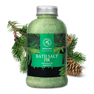 Aromatika Fir Natural Sea <b>Salt</b> for Body Bathing 600g with Rejuvenating Essential Oil - Product Image 1