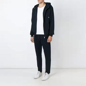 Sweats à capuche zippés fabricants sweat vintage en détresse hommes broderie Patch fermeture éclair lavage à l'acide sweat à capuche appliqué pour hommes - Product Image 3