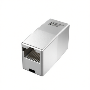 Coupleur de câble réseau Hama 5E Cat 5e, adaptateur et connecteur argentés, modèle 00200326 0814229 - Product Image 2