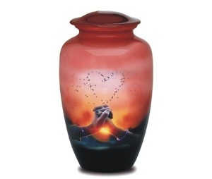 <b>Urns</b> for Ashes Adult Funeral Eagle Flag Large <b>Urn</b> for Ashes of Loved Ones Size 10.5" & 220 Cu. in - Product Image 5
