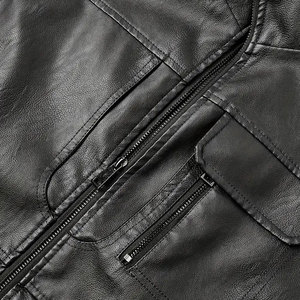 Chaleco de Cuero de Alta Calidad para Hombre, Acabado Premium, Resistente al Viento, Material Duradero, Chaleco de Moda para Motociclismo y Compradores Mayoristas - Product Image 5