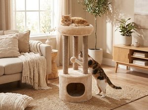 ที่นอนแมวแบบตั้งพื้น Atlanta Cloud Perch พร้อมความสบายอย่างอ่อนโยน - Product Image 6