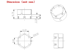 산업 자동화, 물 펌프, 드론, 공압 장비용 PCB가 포함된 세라믹 압력 모듈 4-20mA 압력 센서 모듈 - Product Image 5